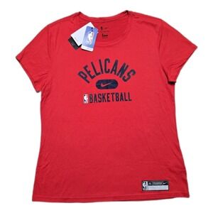 NWT Nike New Orleans Pelicans Crescent City Basketball T-Shirt NBA Womens XL